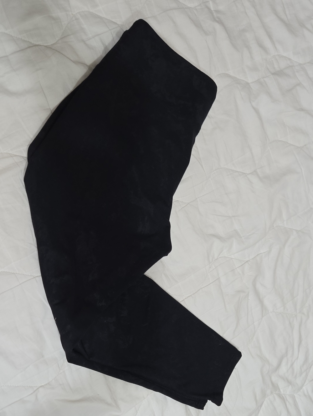 Balance Collection Black Shimmer Marble Capri Leggings High Rise Yoga